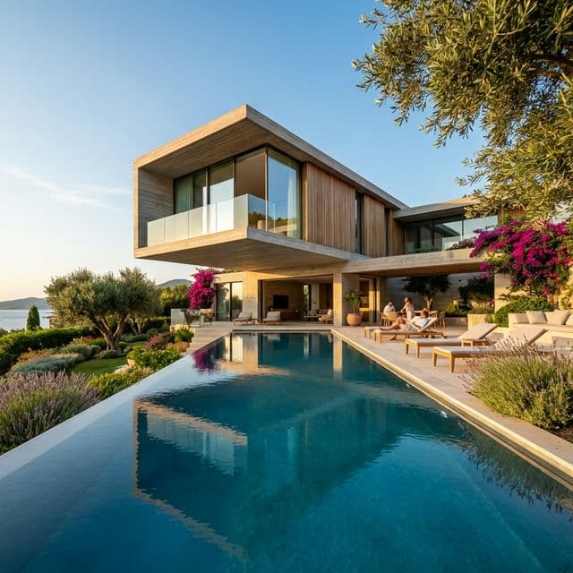 Modern Summer Villa with Pool